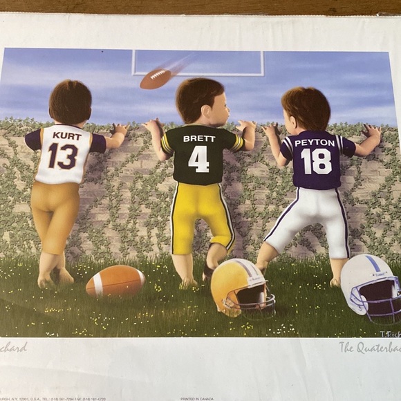 Original “The Quarterbacks” Art Print - Picture 2 of 11